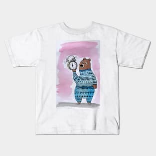 Good Morning Mr. Bear Kids T-Shirt